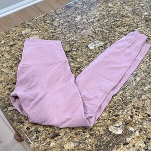 Lululemon Double Lined size 4, Align Rose/Mauve Leggings